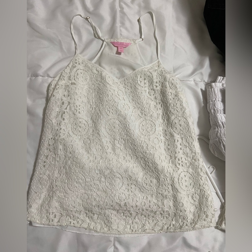Lily Pulitzer going out tank! Favorite tank, but unfortunately grew out of it